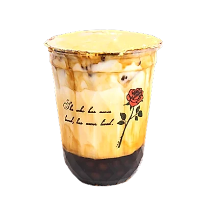 Gold Foil Brown Sugar Boba Milk