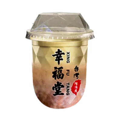 Jasmine Milk Tea with Taro