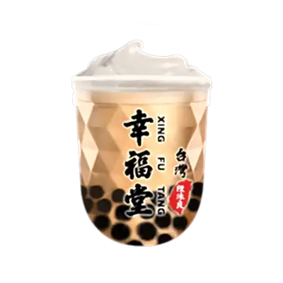Milk Tea with Cream Foam