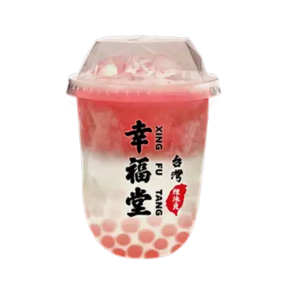 Strawberry Boba Milk